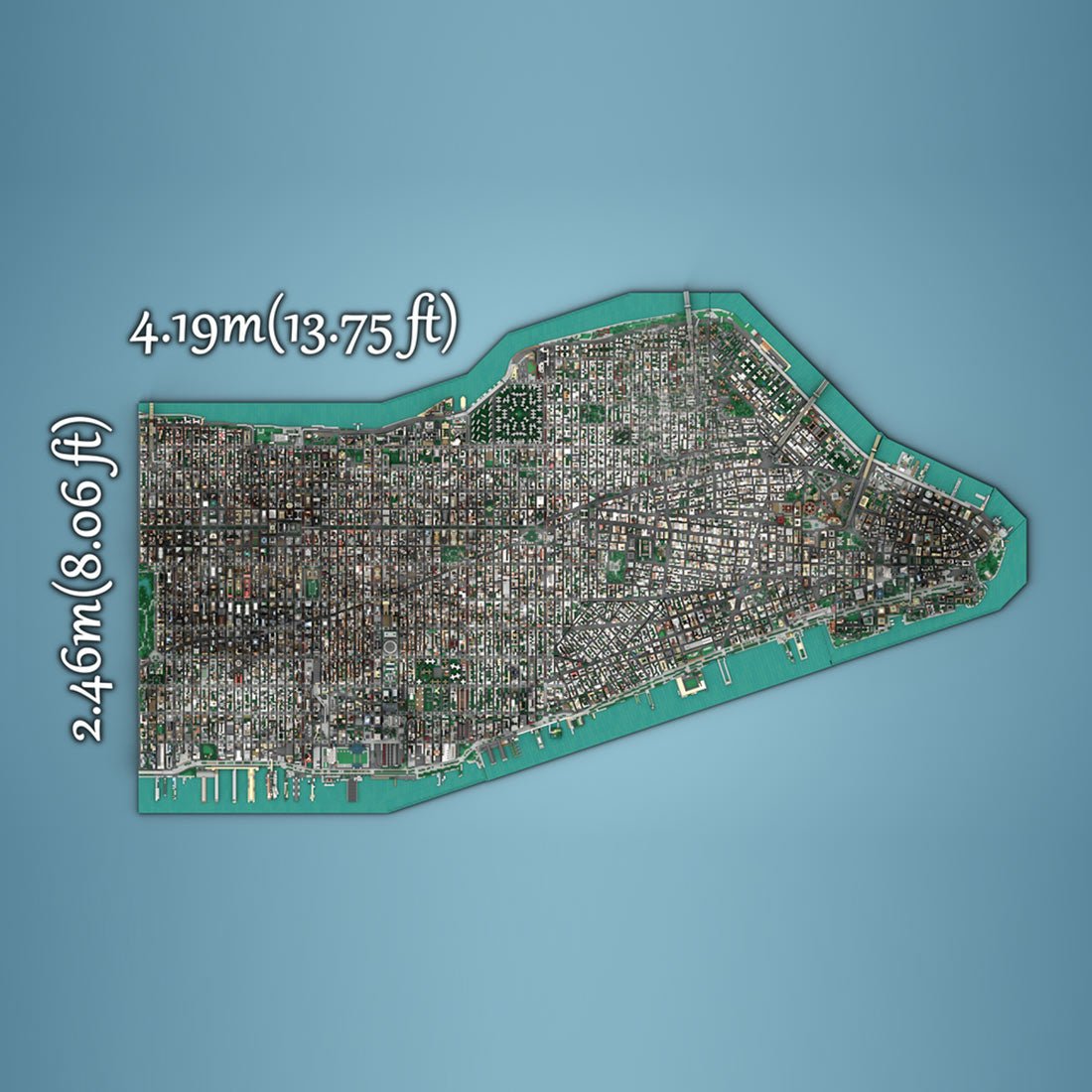 MOC - 257585 - 1/2000 Scale Manhattan - New York City Klemmbausteine - LesDiy - Klemmbausteine