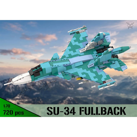 MOC - 258274 1:70 Scale Sukhoi SU - 34 Klemmbausteine - LesDiy - Klemmbausteine