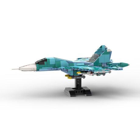 MOC - 258274 1:70 Scale Sukhoi SU - 34 Klemmbausteine - LesDiy - Klemmbausteine