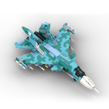 MOC - 258274 1:70 Scale Sukhoi SU - 34 Klemmbausteine - LesDiy - Klemmbausteine
