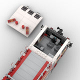 MOC - 259170 Oshkosh Striker 1500 Foam 2 Airport Firetruck / ARFF D.C FD Klemmbaustein - LesDiy - Klemmbausteine