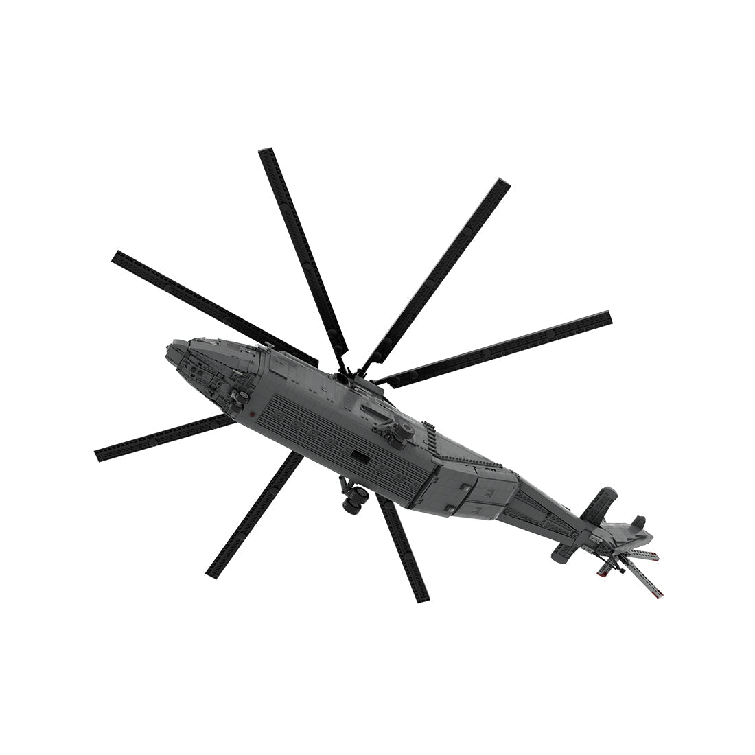 MOC - 259238 1/35 Scale Mil MI - 26 Cargo Helicopter Klemmbausteine - LesDiy - Klemmbausteine