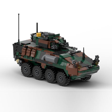MOC - 259238 1:35 Scale (v2) Light Armoured Vehicle LAV - 25 Klemmbausteine - LesDiy - Klemmbausteine