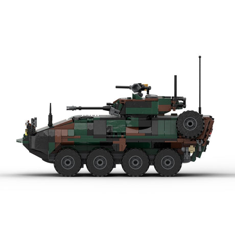 MOC - 259238 1:35 Scale (v2) Light Armoured Vehicle LAV - 25 Klemmbausteine - LesDiy - Klemmbausteine