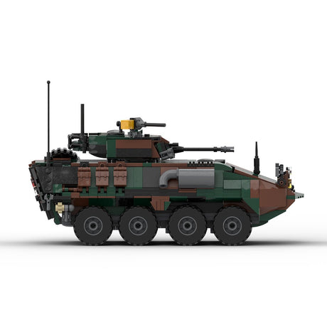 MOC - 259238 1:35 Scale (v2) Light Armoured Vehicle LAV - 25 Klemmbausteine - LesDiy - Klemmbausteine