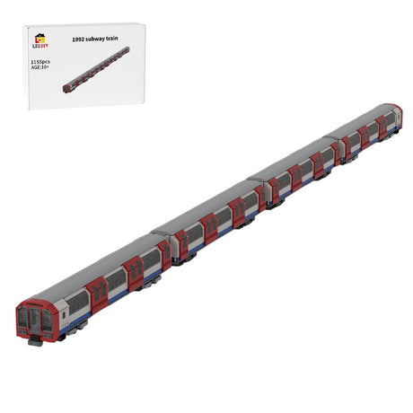 MOC - 260114 London Underground 1992 Stock Klemmbausteine - LesDiy - Klemmbausteine
