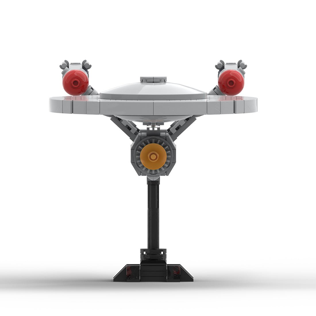 MOC - 261221 1:1500 Scale Star Trek NCC 1701 ENTERPRISE Klemmbausteine - LesDiy - Klemmbausteine