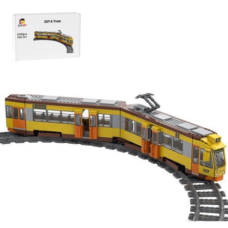 MOC - 262011 Düwag ZGT - 6 Tram (RET, Rotterdam, Netherlands) Klemmbausteine - LesDiy - Klemmbausteine