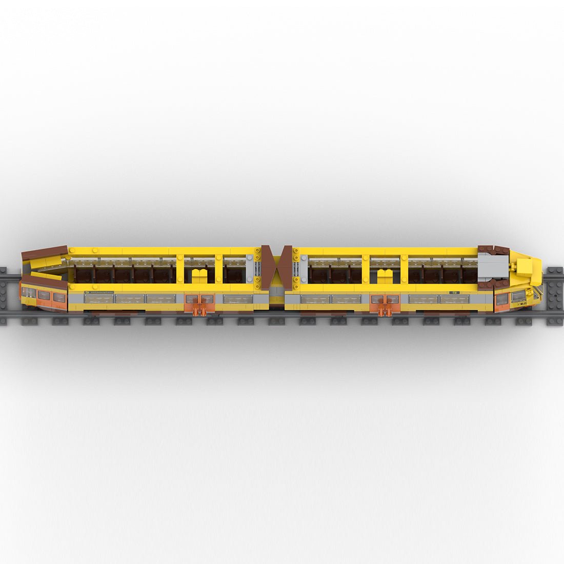 MOC - 262011 Düwag ZGT - 6 Tram (RET, Rotterdam, Netherlands) Klemmbausteine - LesDiy - Klemmbausteine