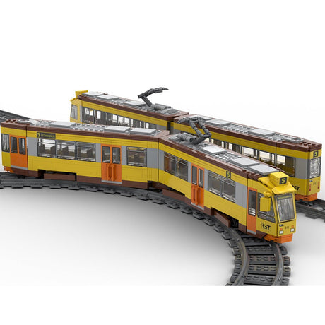 MOC - 262011 Düwag ZGT - 6 Tram (RET, Rotterdam, Netherlands) Klemmbausteine - LesDiy - Klemmbausteine