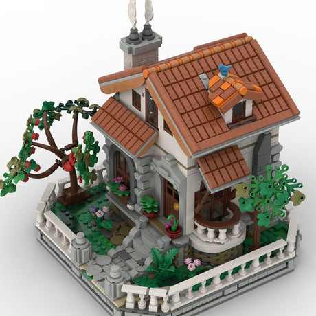 MOC-265072 Cozy Countryside Cottage Klemmbausteine-LesDiy-Klemmbausteine