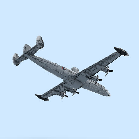 MOC-266373 Lockheed EC-121 Warning Star Klemmbausteine-LesDiy-Klemmbausteine