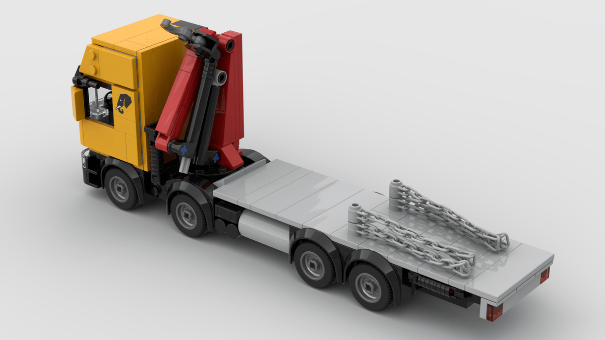 MOC-268685 8x4 Kranwagen Klemmbausteine-LesDiy-Klemmbausteine