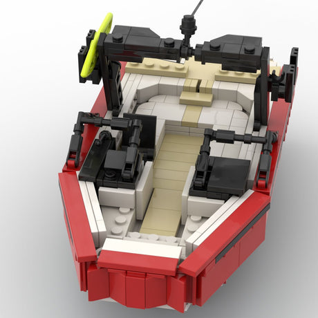 MOC-271820 Wakeboard & Watersport Boat Klemmbausteine-LesDiy-Klemmbausteine