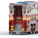 MOC-277134 1996 HME 1871 – Saulsbury (ehemals Rescue 5, FDNY) Klemmbausteine-LesDiy-Klemmbausteine