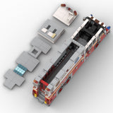 MOC-277134 1996 HME 1871 – Saulsbury (ehemals Rescue 5, FDNY) Klemmbausteine-LesDiy-Klemmbausteine