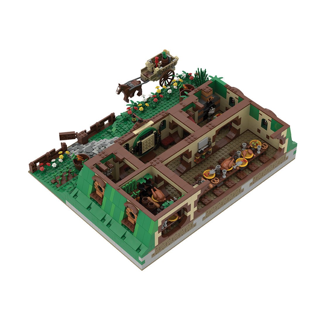 MOC - 27847 Bag End Klemmbausteine - LesDiy - Klemmbausteine