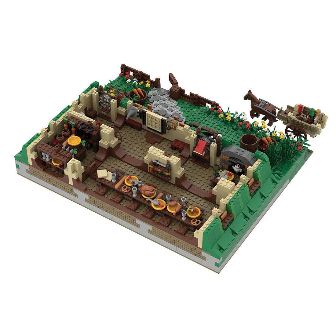 MOC - 27847 Bag End Klemmbausteine - LesDiy - Klemmbausteine