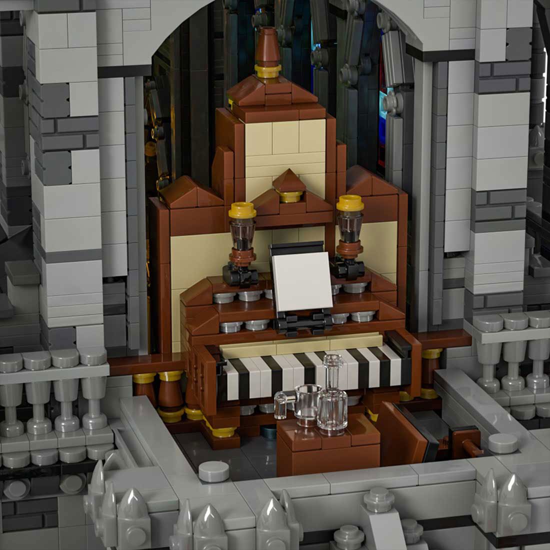 MOC - 29962 Modulare Kathedrale (August 2021 Überarbeitungsversion) - LesDiy - Klemmbausteine