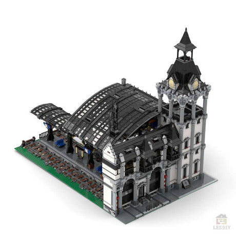 MOC - 37719 Modular Bahnhof - LesDiy - Klemmbausteine