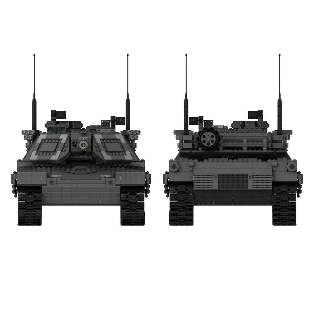 MOC - 38891 Ultimativer M1A2 - Panzer Klemmbausteine - LesDiy - Klemmbausteine
