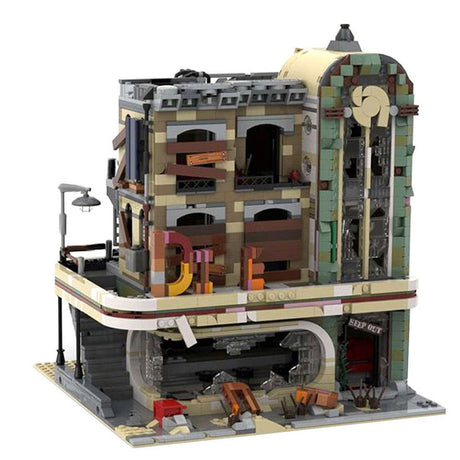 MOC - 40173 Downtown Diner - Apokalypse Version - LesDiy - Klemmbausteine