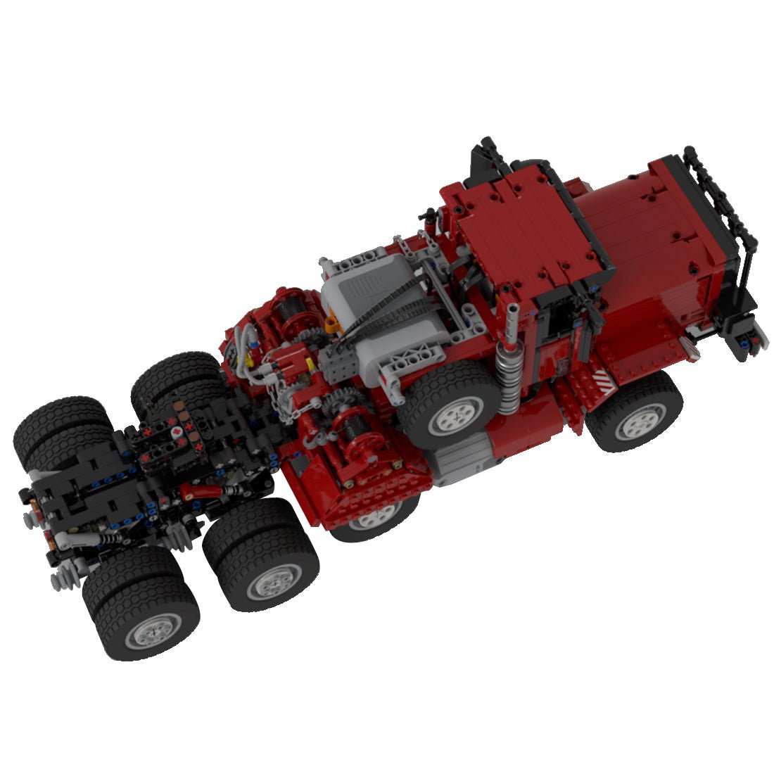 MOC - 41221 Schwermaschinentransporter Klemmbausteine - LesDiy - Klemmbausteine