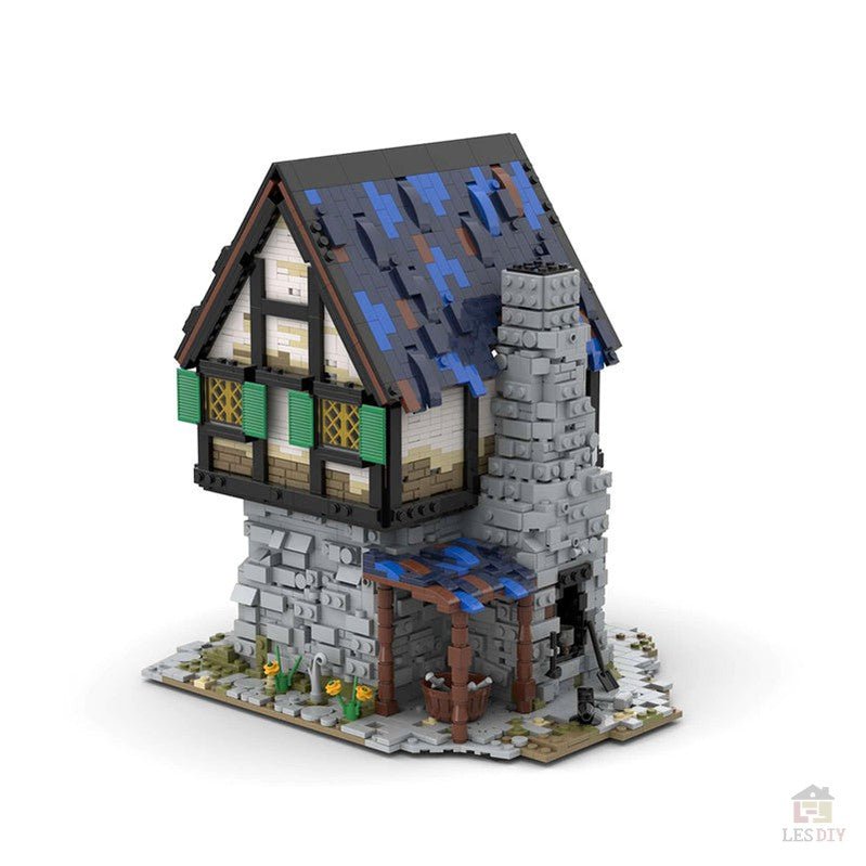 MOC - 44070 Mittelalterliche Schmiede - LesDiy - Klemmbausteine