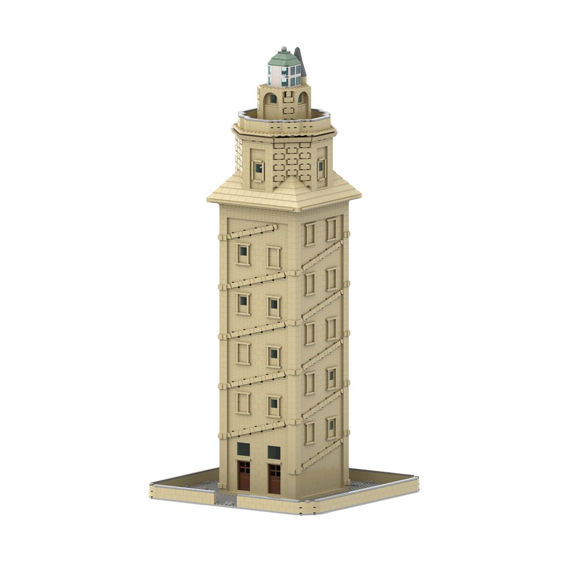 MOC - 45510 Hercules Lighthouse Klemmbausteine - LesDiy - Klemmbausteine