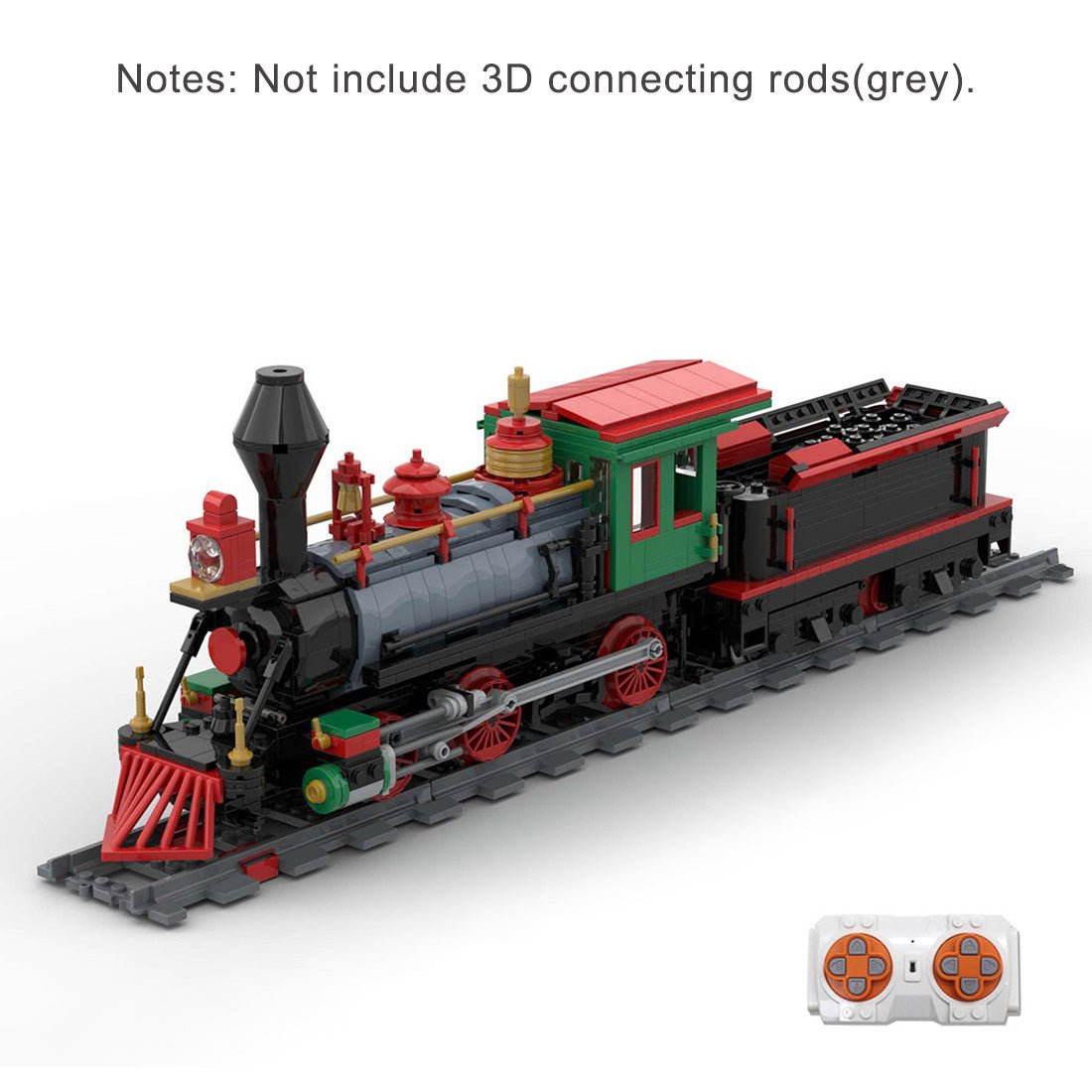 MOC - 48524 Grizzly Flats Loco Klemmbausteine - LesDiy - Klemmbausteine