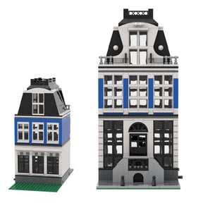 MOC - 48777 Amsterdam - MINI Canal House Nr 3(2 level) Klemmbausteine - LesDiy - Klemmbausteine