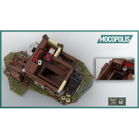 MOC - 49535 MOC Custom Medieval House Klemmbausteine - LesDiy - Klemmbausteine
