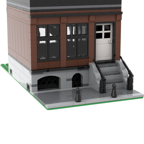 MOC - 51061 Modular Building m - Amsterdam Canal House Nr 4 - LesDiy - Klemmbausteine