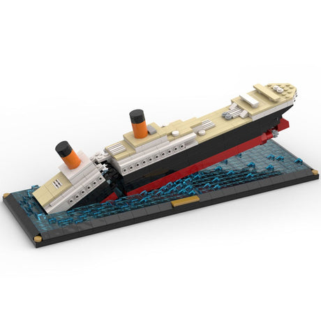MOC - 51466 Titanic Sinken Szene - LesDiy - Klemmbausteine