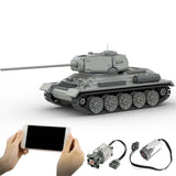 MOC - 53096 T - 34/85 RC - Panzer Klemmbausteine - LesDiy - Klemmbausteine