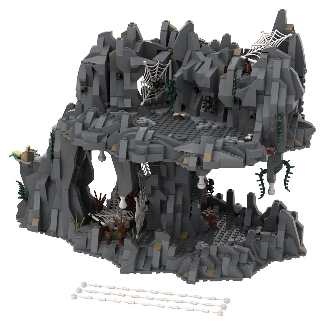 MOC - 55839 Shelob's Lair Klemmbausteine - LesDiy - Klemmbausteine