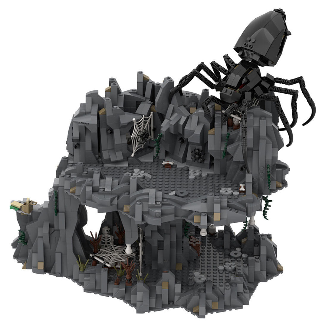 MOC - 55839 Shelob's Lair Klemmbausteine - LesDiy - Klemmbausteine