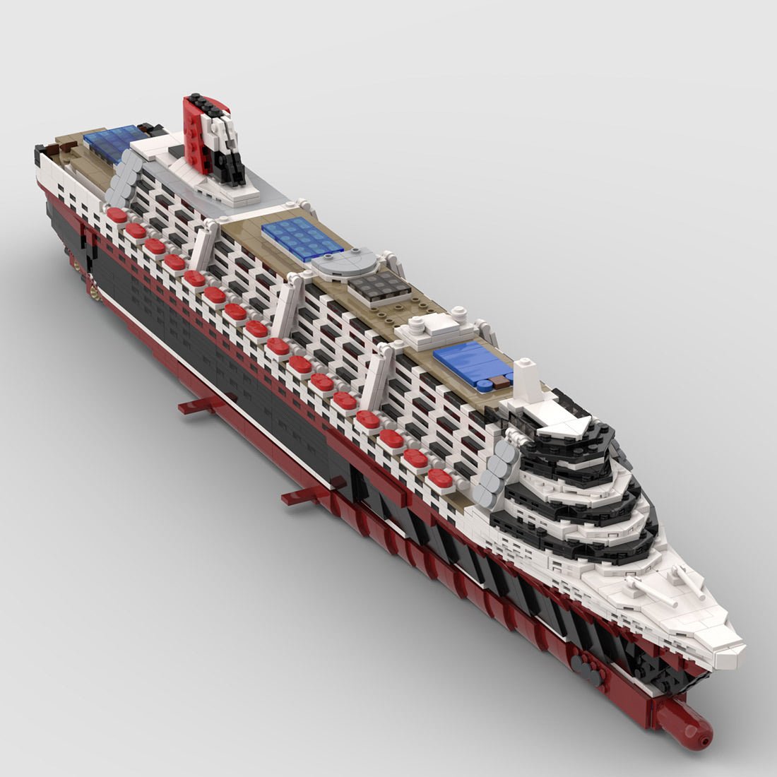 MOC - 55935 MS Poseidon Bausteinboot Klemmbausteine - LesDiy - Klemmbausteine