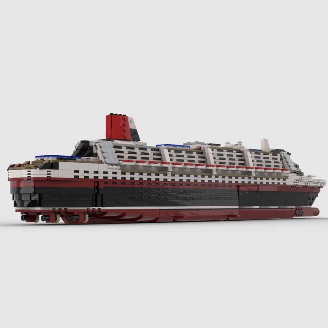 MOC - 55935 MS Poseidon Bausteinboot Klemmbausteine - LesDiy - Klemmbausteine