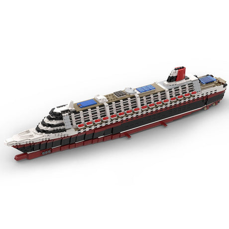 MOC - 55935 MS Poseidon Bausteinboot Klemmbausteine - LesDiy - Klemmbausteine