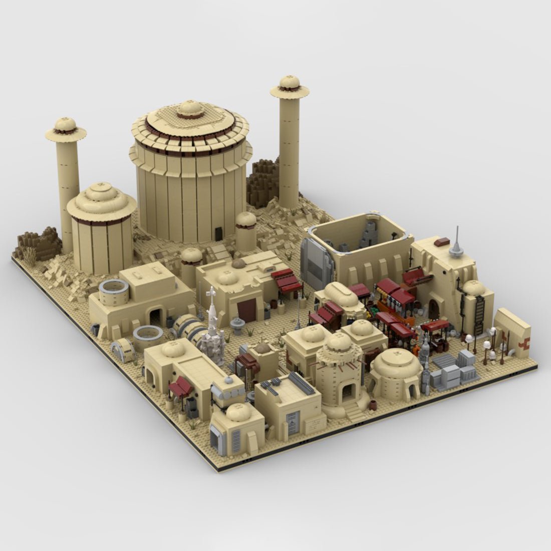 MOC - 56649 Modular Stadt Star Wars Tatooine - LesDiy - Klemmbausteine