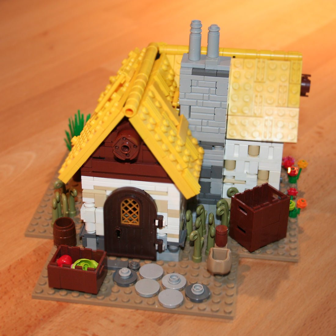 MOC - 58003 Mittelalterliches Bauernhaus - LesDiy - Klemmbausteine