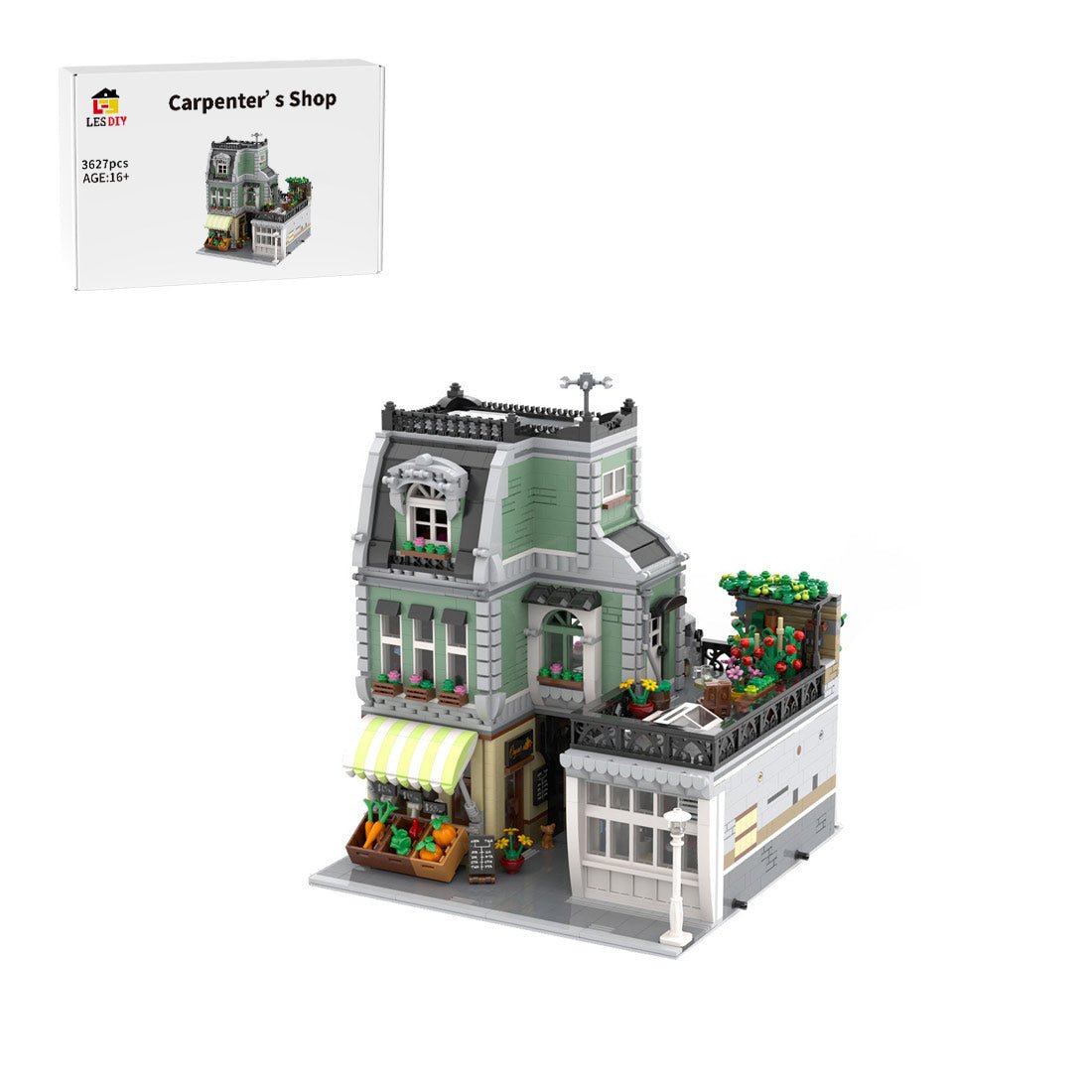 MOC - 59472 Schreinerei Klemmbausteine - LesDiy - Klemmbausteine