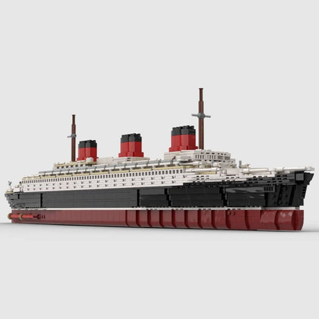 MOC - 61595 SS Normandie Bausteinboot Klemmbausteine - LesDiy - Klemmbausteine