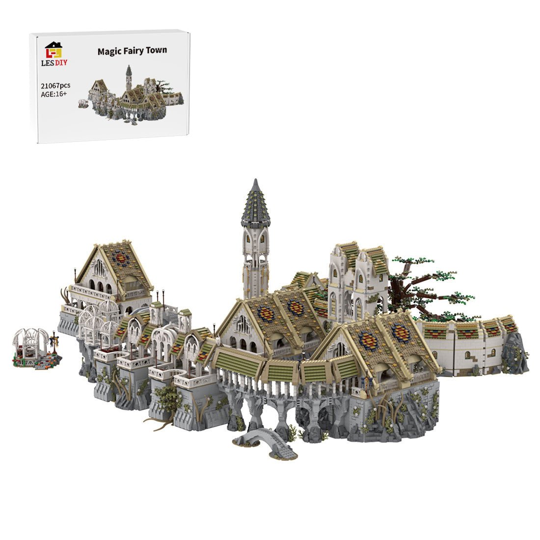 MOC - 62284 Rivendell Klemmbausteine - LesDiy - Klemmbausteine