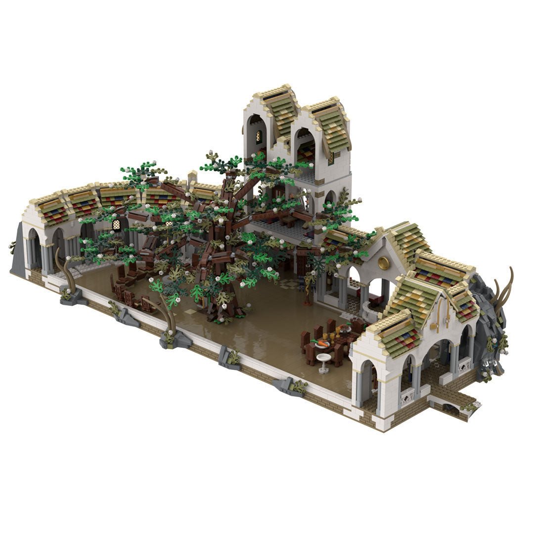 MOC - 62284 Rivendell Klemmbausteine - LesDiy - Klemmbausteine