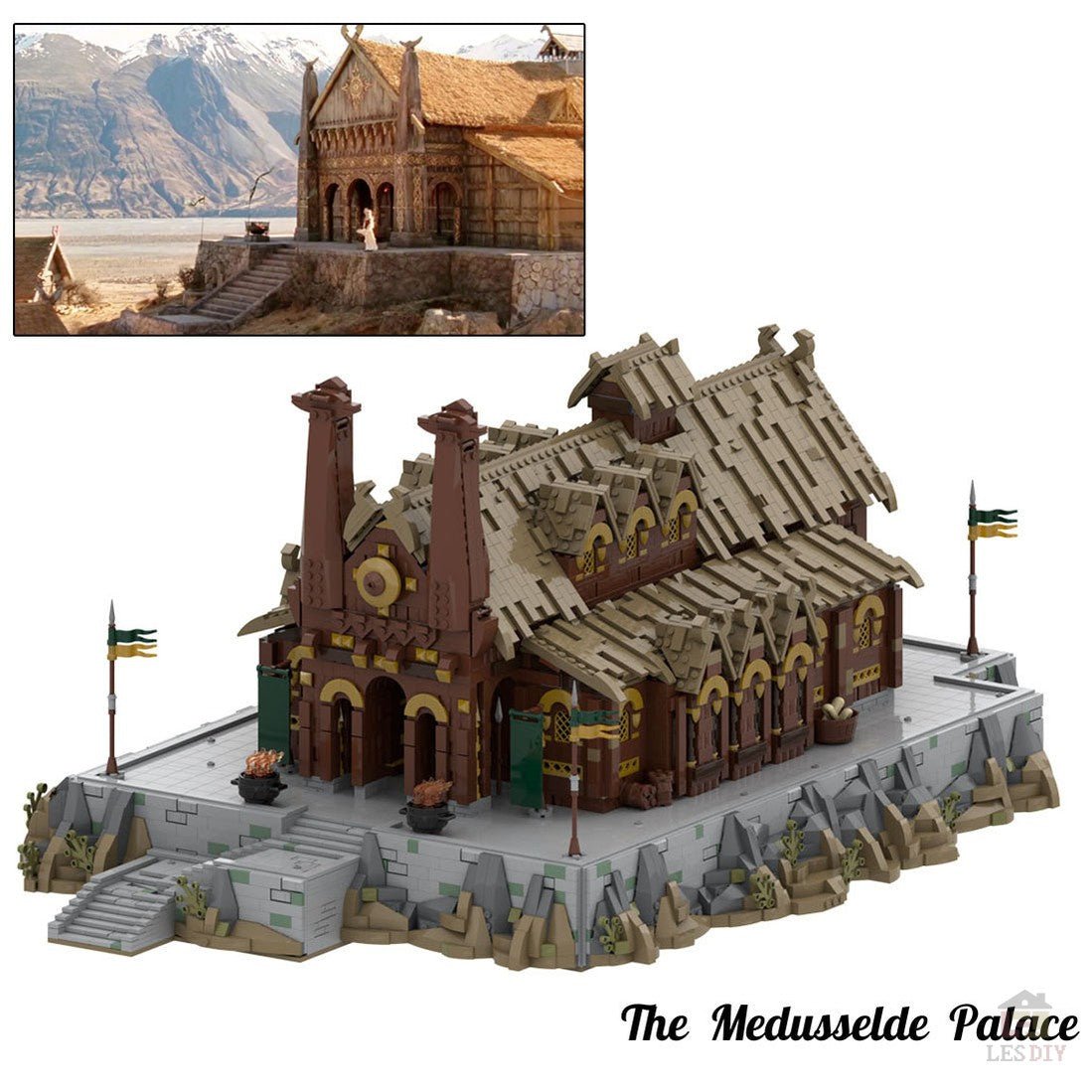 MOC - 62288 The Medusselde Palace Klemmbausteine - LesDiy - Klemmbausteine