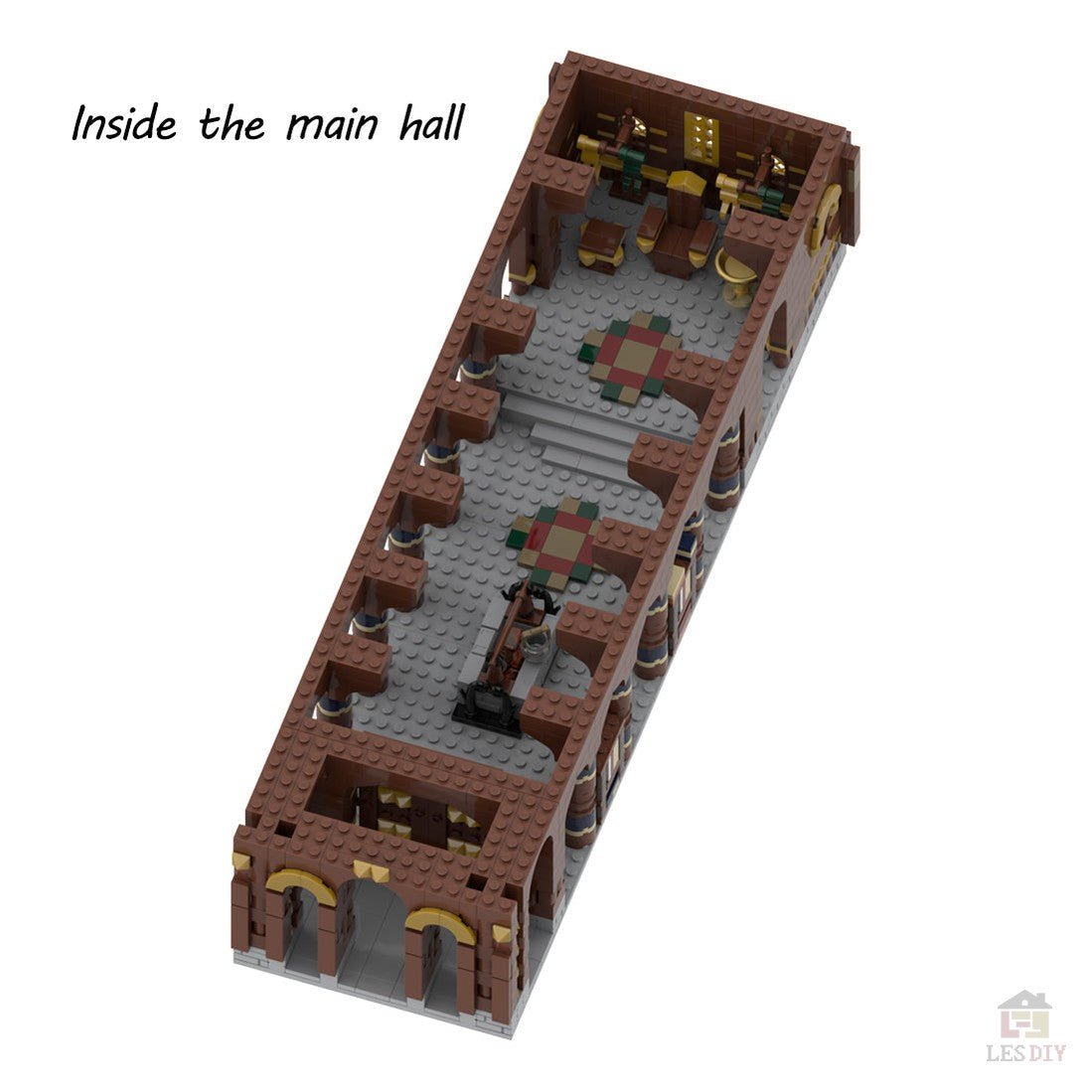 MOC - 62288 The Medusselde Palace Klemmbausteine - LesDiy - Klemmbausteine