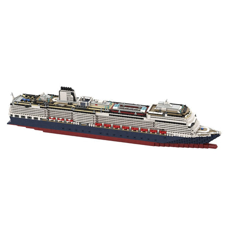 MOC - 64406 MS Koningsdam Bausteinboot Klemmbausteine - LesDiy - Klemmbausteine