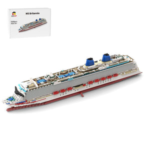 MOC - 65198 MS Britannia Bausteinboot Klemmbausteine - LesDiy - Klemmbausteine